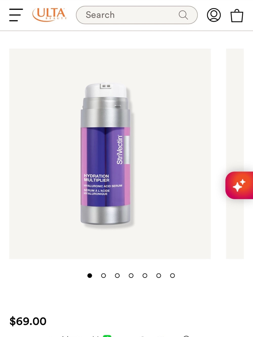 StriVectin Hydration Multiplier Serum - Purple and Silver